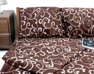 Комплект постельного белья евро 40-0456 коричневый Zastelli