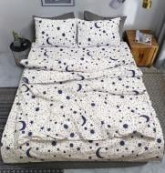 Комплект постельного белья евро STARS ON WHITE REVERSE белый Zastelli