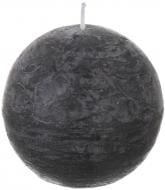 Свеча Шар 8х8 см черный (7,7) Во-08 Candy Light