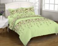 Комплект постельного белья семейный 3-914 GOLD USA зеленый Zastelli