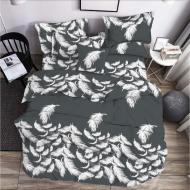 Комплект постельного белья семейный Y20933 GREY серый Zastelli