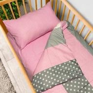 Комплект постельного белья детский 19 горох/STAR DOTS PINK мульти Zastelli