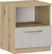 Тумба прикроватная Грейд готовый комплект V1 402x468x370 мм дуб артизан/кашемир