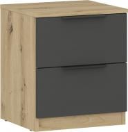 Тумба прикроватная Грейд готовый комплект V3 402x468x370 мм дуб артизан/графит