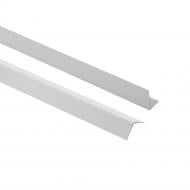 Уголок пристенный SteliPRO SteliPRO L 3000x19x24 мм белый