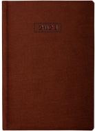 Дневник датированный коричневый линия Optima Dublin A5 2021 O26125-07