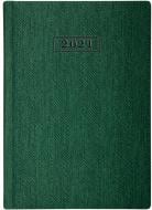 Дневник датированный зеленый линия Optima Tweed A5 2021 O26126-04