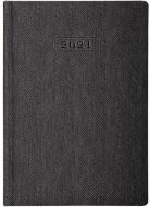 Дневник датированный серый линия Optima Tweed A5 2021 O26126-10