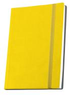 Блокнот недатированный на резинке желтый линия Optima Vivella A5 O27105-05