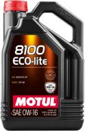 Моторное масло Motul 8100 Eco-lite 0W-16 5 л (841051)