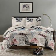 Комплект постельного белья полуторный 40-1163 Beige Gold бежевый Zastelli