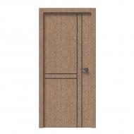 Дверне полотно IN WOOD ET-09 ПГ із чорним молдингом і кромкою 700 мм рустик золотий
