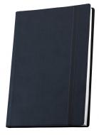 Блокнот недатированный на резинке темно-синий линия Optima Vivella A5 O27105-24