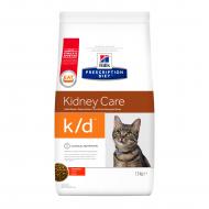 Корм Hill's для кошек Prescription Diet k/d Kidney Care Здоровье сердца и почек, с курицей 1,5 кг