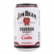 Слабоалкогольный напиток Jim Beam Whiskey-Cola 0,33 л