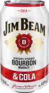 Слабоалкогольный напиток Jim Beam Whiskey-Cola 0,33 л