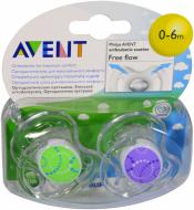 Пустышка Philips Avent Дышащая декорированная 2 шт SCF180/23