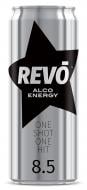 Слабоалкогольный напиток Revo сильногазированный энергетический 0,33 л