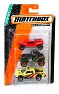 Набір машинок Matchbox Подарунковий 3 шт. 1:64 C3713