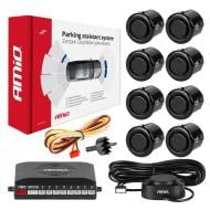 Парковочная система AMiO 8 датчиков черная GOLD 18 мм (01604) Парковочная система AMiO 8 датчиков черная GOLD 18 мм (01604)