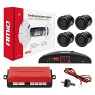 Паркувальна система AMiO 4 датчики чорна GOLD 18 мм (01577)