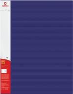 Папка А4 с пружинным механизмом CLIP A Полоса синяя Optima