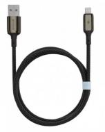 Кабель Proove Dense Metal Lightning 2.4A 1 м черный (CCDM20001101)
