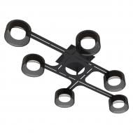 Люстра потолочная Hopfen SAGA-GX-6-CL BK 6xGX53 черный