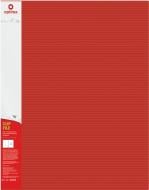 Папка А4 с пружинным механизмом CLIP A Полоса красная Optima