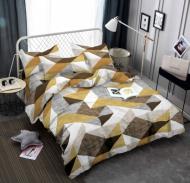 Комплект постельного белья двуспальный JH9919-10 коричневый Zastelli