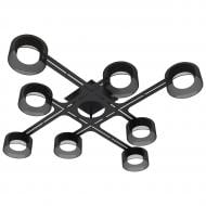 Люстра потолочная Hopfen SAGA-GX-8-CL BK 8xGX53 черный