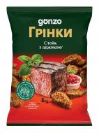 Ржаные сухарики GONZO со вкусом стейка с аджикой 50 г