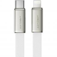 USB-кабель Acefast USB 2.0 Type-C M-Lightning M ultra-thin C24-01 1,2 м белый (6974316286240)