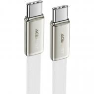 USB-кабель Acefast USB 2.0 Type-C M-M 60W ultra-thin C24-03 1,2 м белый (6974316286257)