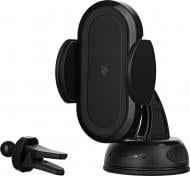 Беспроводное зарядное устройство 2E Car Windsheild/airvent Wireless Charger(3in1), 10W, black (2E-WCQ01-07)