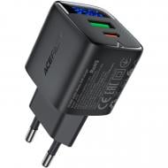 Мережевий зарядний пристрій Acefast 2xUSB 35W (USB-C+USB-A) with digital display Gan A116 Мережевий зарядний пристрій Acefast 2xUSB 35W (USB-C+USB-A) with digital display Gan A116