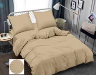 Комплект постельного белья двуспальный жатка BEIGE бежевый Zastelli