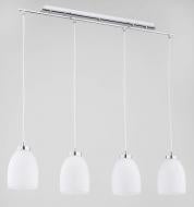 Светильник подвесной ALFA Suede 4x60 Вт /E27 хром/белый 62035