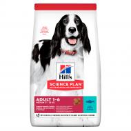 Корм для средних пород Hill's SP Adult Md Tn&R тунец и рис 12 кг 12 кг