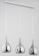 Люстра подвесная ALFA Sonia 3x60 Вт E27 хром 62034