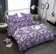 Комплект постельного белья двуспальный JH10026-9 фиолетовый Zastelli Комплект постельного белья двуспальный JH10026-9 фиолетовый Zastelli