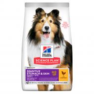 Корм для средних пород Hill's SP Adult SenSt&Sk Md курица 0,8 кг 800 г
