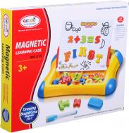 Доска магнитная Huamei магнитная Learning case 36.6х4.9х30 см с набором красно-желтая HM1113A