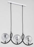 Люстра подвесная ALFA Polo Gotta 3x40 Вт E14 хром/черный 61030