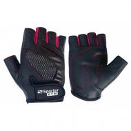 Перчатки для фитнеса Sporter MFG-204.4 A р. M черный с розовым