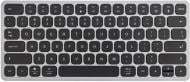 Клавиатура AXAGON HMC-KB USB-C 5 Гбит/с 9в1 hub EN/UA (HMC-KB-CRL) silver/black