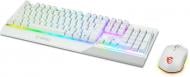 Комплект клавиатура + мышь MSI VIGOR GK30 COMBO WHITE UA
