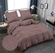 Комплект постельного белья евро BROWN-CHOKOLATE коричневый Zastelli