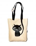 Экосумка из двунитки Kitty 33.5х34 см