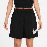 Шорты Nike W NSW ESSNTL WVN HR SHORT HBR DM6739-010 р. XS черный